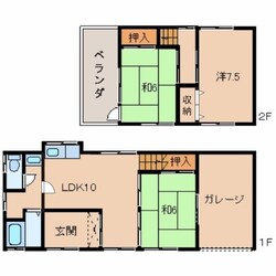 雄松町テラスの物件間取画像